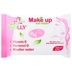 Серветки вологі Biolly Make up для зняття макіяжу 20шт