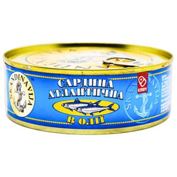 Сардина Skandynaviya в масле ключ №3 240г