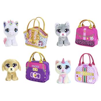 Cutekins Pets in Handbags Toy 10cm