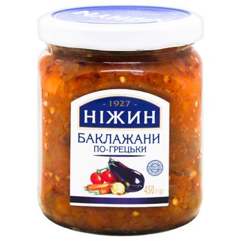 Баклажани Ніжин По-грецьки з оливковою олією 450г