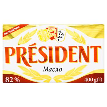 Масло President кислосливочное несоленое 82% 400г - купить, цены на METRO - фото 2