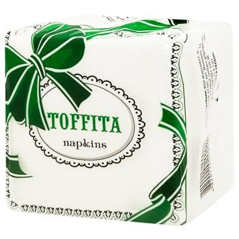 Toffita Table Napkins White 55pcs