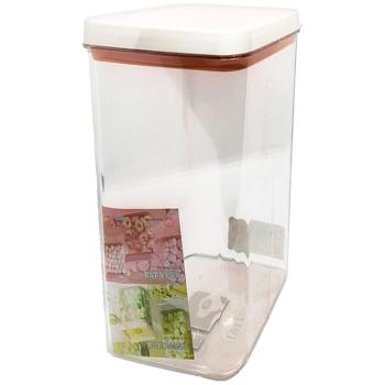 Ємність для сипучих продуктів пластик 15,1*12,1*22,7см 6808-34235 - купити, ціни на КОСМОС - фото 1