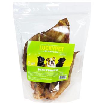 Lucky Pet Pig Ears Dog Snack 3pcs - buy, prices for MegaMarket - photo 1