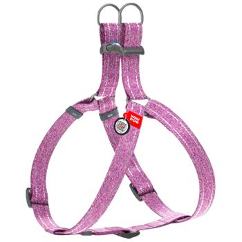 Шлея для cобак COLLAR WOUDOG Світловідбиваюча S - фіолетовмй - купить, цены на MasterZoo - фото 1