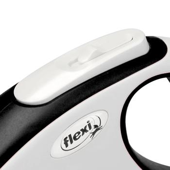 Flexi New Comfort повідець-рулетка для собак M стрічка 5 м - чорний - купить, цены на MasterZoo - фото 3