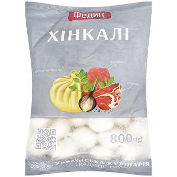 Хинкали Федик мясные 800г - купить, цены на Auchan - фото 1