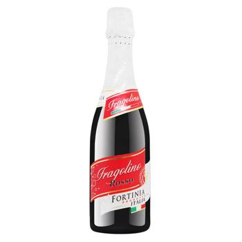 Вино игристое Fortinia Fragolino Rosso красное полусладкое 7% 0,75л