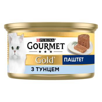 Корм влажный Gourmet Gold с тунцом для взрослых кошек 85г - купить, цены на MasterZoo - фото 2