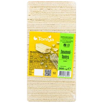 Toniya Lemon Waffles 300g - buy, prices for Torba - photo 1