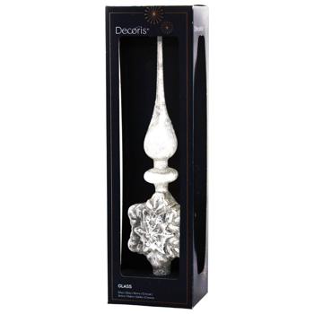 Decoris Snowflake Christmas Tree Top 10x4x35cm - buy, prices for - photo 4