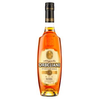 Orbeliani 3 Years Cognac 40% 0.5l - buy, prices for EKO Market - photo 1