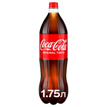 Напій газований Coca-Cola 1,75л - купити, ціни на Чудо Маркет - фото 1