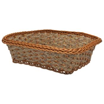 Фруктовниця плетена 27х20х7 см арт. A282 И480 - купить, цены на КОСМОС - фото 2