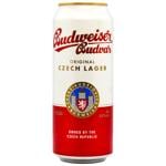 Пиво Budweiser Budvar светлое 5% 0,5л
