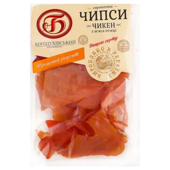 Чипсы Богодухівський МК Чикен из мяса птицы сырокопченые высший сорт - купить, цены на Чудо Маркет - фото 1