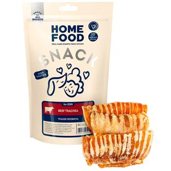 Лакомство для собак Hoom Food Трахея говяжья 80г
