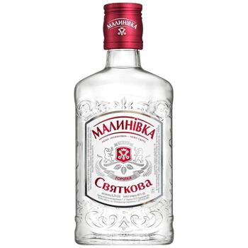 Горілка Малинівка Святкова 40% 250мл - купити, ціни на Чудо Маркет - фото 1