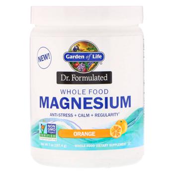 Магній Garden of Life Dr. Formulated Цільнохарчовий зі смаком апельсина 197,4г - купити, ціни на Біотус - фото 1