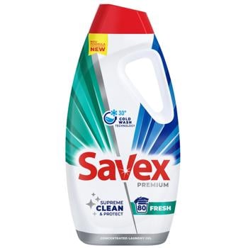 Savex Premium Fresh Laundry Gel 3.6l - buy, prices for METRO - photo 1