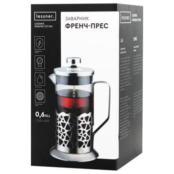 Lessner French Press 0.6l - buy, prices for METRO - photo 3