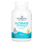 Nordic Naturals Ultimate Omega Lemon Flavored Fish Oil 1280mg 120 softgels