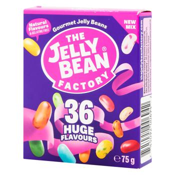 Цукерки желейні Jelly Bean Factory 36 смаків 75г - купити, ціни на КОСМОС - фото 1