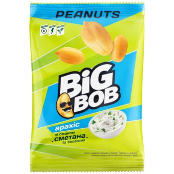 Big Bob Roasted Peanuts with Sour Cream and Herbs Flavor 120g