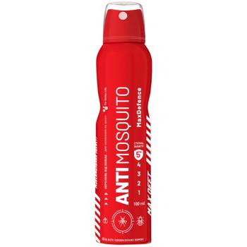 AntiMosquito Max Defense Insect Repellent Aerosol 100ml - buy, prices for Torba - photo 1