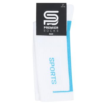 Premier Socks Sports High Men's Socks s.27 White - buy, prices for NOVUS - photo 1