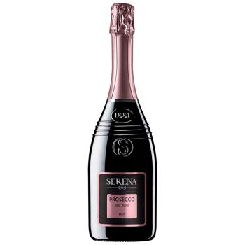 Terra Serena Prosecco DOC Millesimato Brut Pink Sparkling Wine 11% 0.75l - buy, prices for Auchan - photo 1