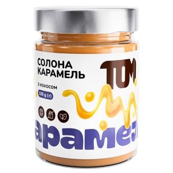 Tom Salted Caramel with Coconut and Cream 330g