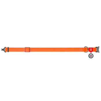 Waudog Waterproof Dog Collar with QR Passport 28-40cm/20mm Orange - buy, prices for MasterZoo - photo 3