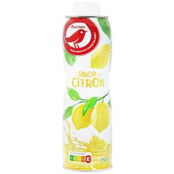 Сироп Auchan лимонный 0,75л