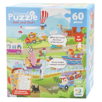 Dodo Wimmel Puzzle Miracle Transport Puzzle 60 elements
