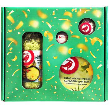 Auchan Yellow Gift Set №2 - buy, prices for Auchan - photo 1