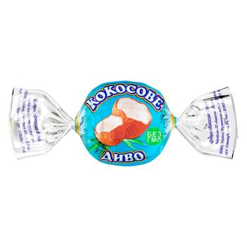 Цукерки Аметист Плюс Кокосове диво в глазурі