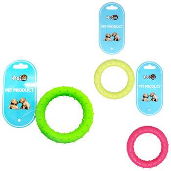 Игрушка для собак Pet Fang Fang в форме кольца 8,2см X017 И830 - купить, цены на КОСМОС - фото 1