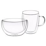 Ardesto Cup 270ml and Bowl 500ml Breakfast Set