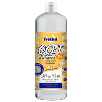 Средство универсальное Fresini Лимон с уксусом 7% 1л - купить, цены на КОСМОС - фото 1