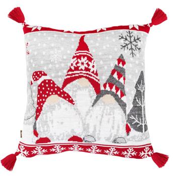 Подушка декоративная Прованс Веселые гномы вязаная 45х45см - купить, цены на - фото 2