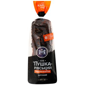 Kulinichi Pushkarivsky bread formed rye-wheat sliced 600g - buy, prices for Vostorg - photo 1