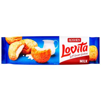 Roshen Lovita Soft Cream Cookies with Milk Filling 127g - buy, prices for EKO Market - photo 2