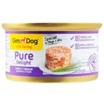 GimDog LD Pure Delight Wet Food with Chicken and Tuna for Dogs of Miniature Breeds 85g