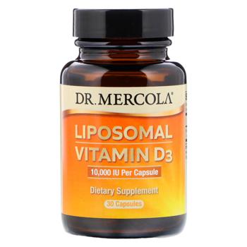 Витамин Д3 Dr. Mercola липосомальный 10000 МЕ 30 капсул - купить, цены на Biotus - фото 1