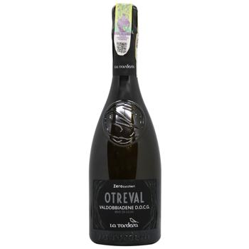 Вино игристое La Tordera Prosecco Valdobbiadene Superiore DOCG Otreval белое экстрабрют 11% 0,75л - купить, цены на МегаМаркет - фото 1