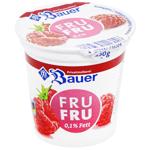 Йогурт Bauer Fru Fru Малина 0,1% 150г