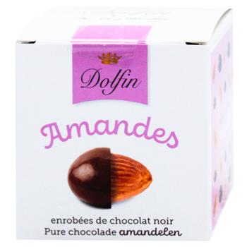 Dolfin Almonds in Dark Chocolate 105g - buy, prices for WINETIME - photo 1