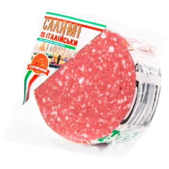 Колбаса Салтовский МК Салями По-Итальянски полукопченая - купить, цены на КОСМОС - фото 1