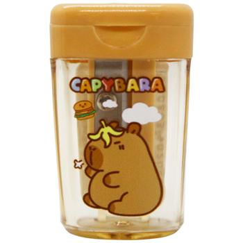 Точилка Капибара с контейнером в ассортименте - купить, цены на - фото 4